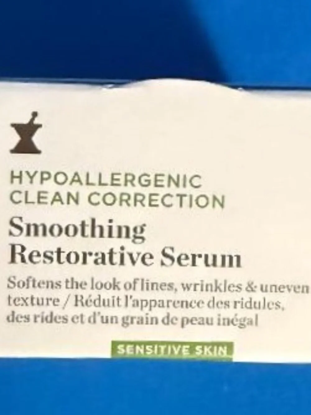 NEW PERRICONE MD SMOOTHING RESTORATIVE SERUM / HYPOALLERGENIC CLEAN CORRECTION